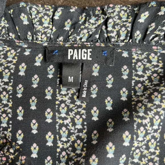 Paige sheer blouse size M - Picture 4 of 5